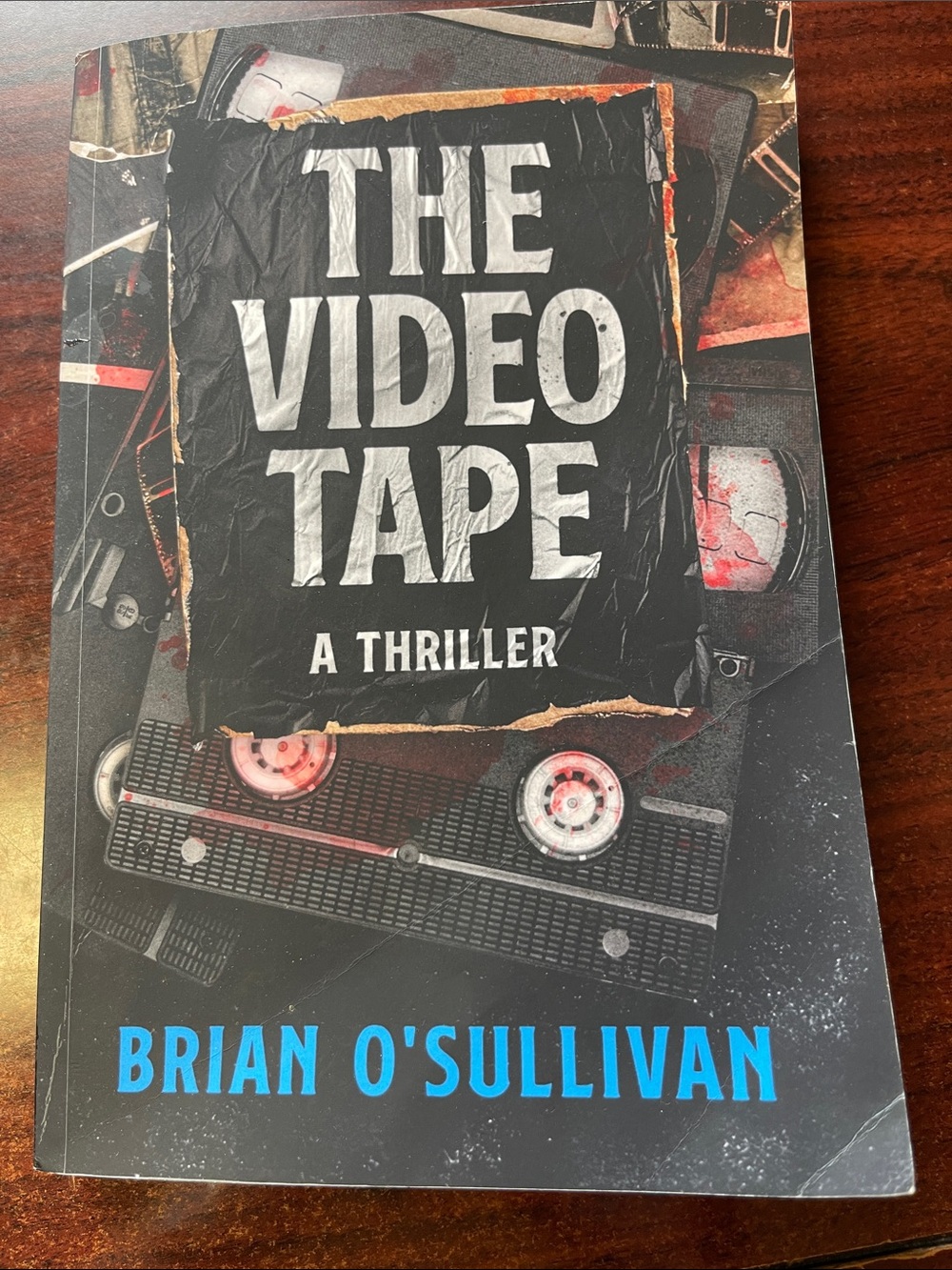 The Video Tape by Brian O'Sullivan - Black & Red Cover